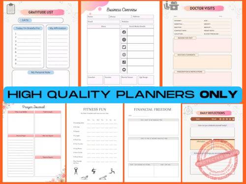 50+ Canva Planners PLR Bundle - Image 4